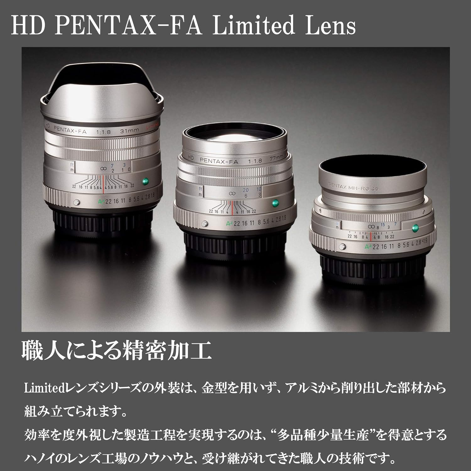 Pentax HD PENTAX-FA 43Mmf1.9 Limited Black Standard Monofocal Lens 20140 image number 5