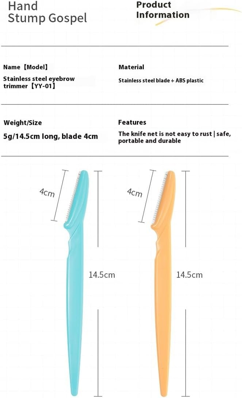 Professional Eyebrow and Body Hair Trimming Kit, 12-Piece Set, Black, Multi-Purpose Grooming Tools - Pink image number 7