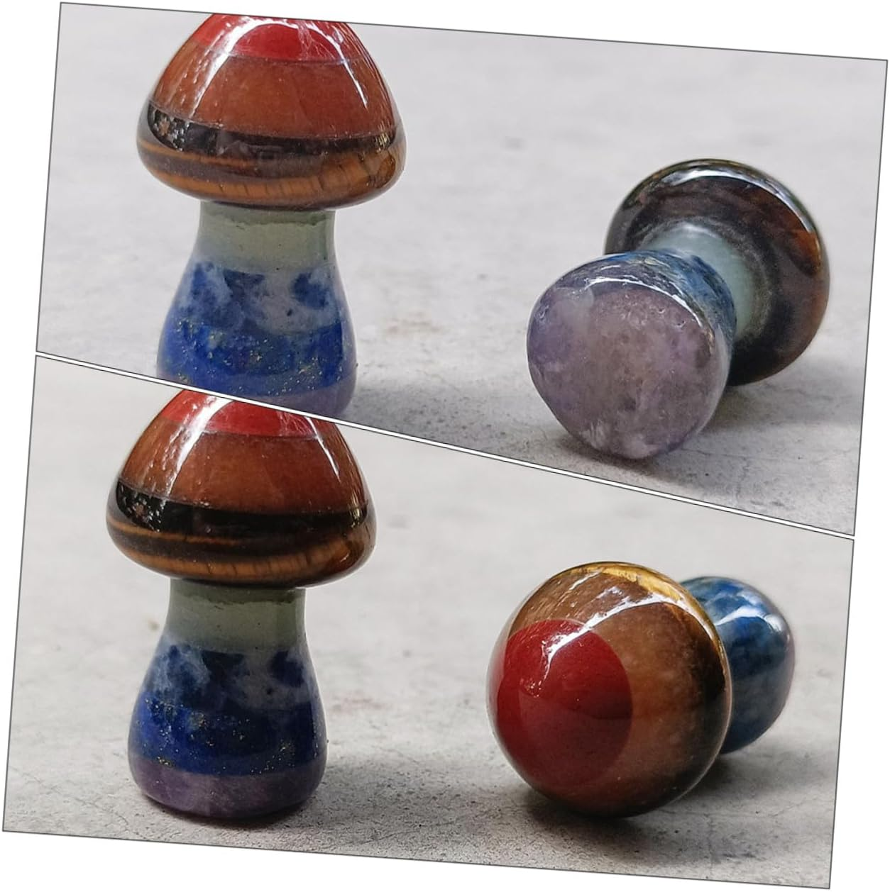 ROMISBABA Portable Crystal Gua Sha Facial Massage Tool Smooth Natural Stone for Face Neck Skin Care Slimming Wrinkle Reduction Massager Suitable for Men Women Teens Daily Spa Routine image number 6