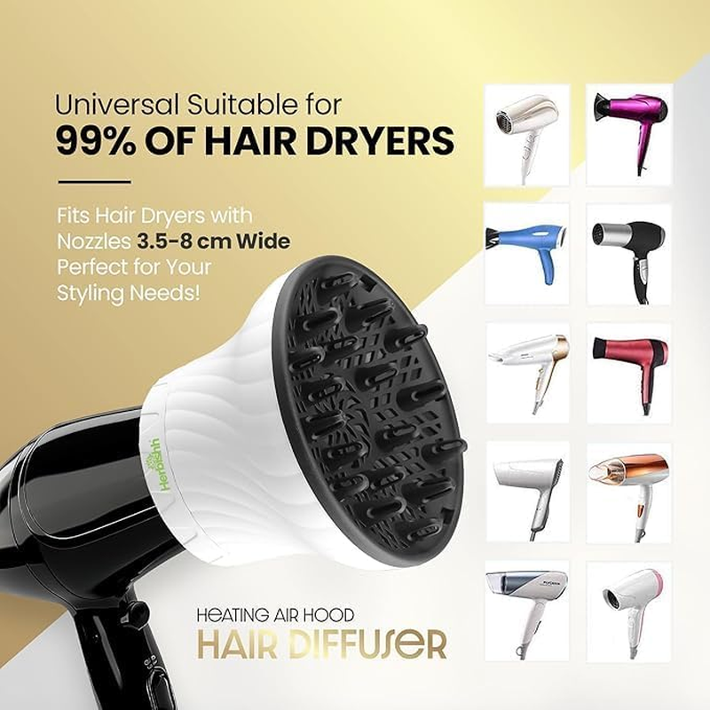 Chestnut Brown 3 in 1 Hair Dye Shampoo Hair Dryer Diffuser Attachment image number 6