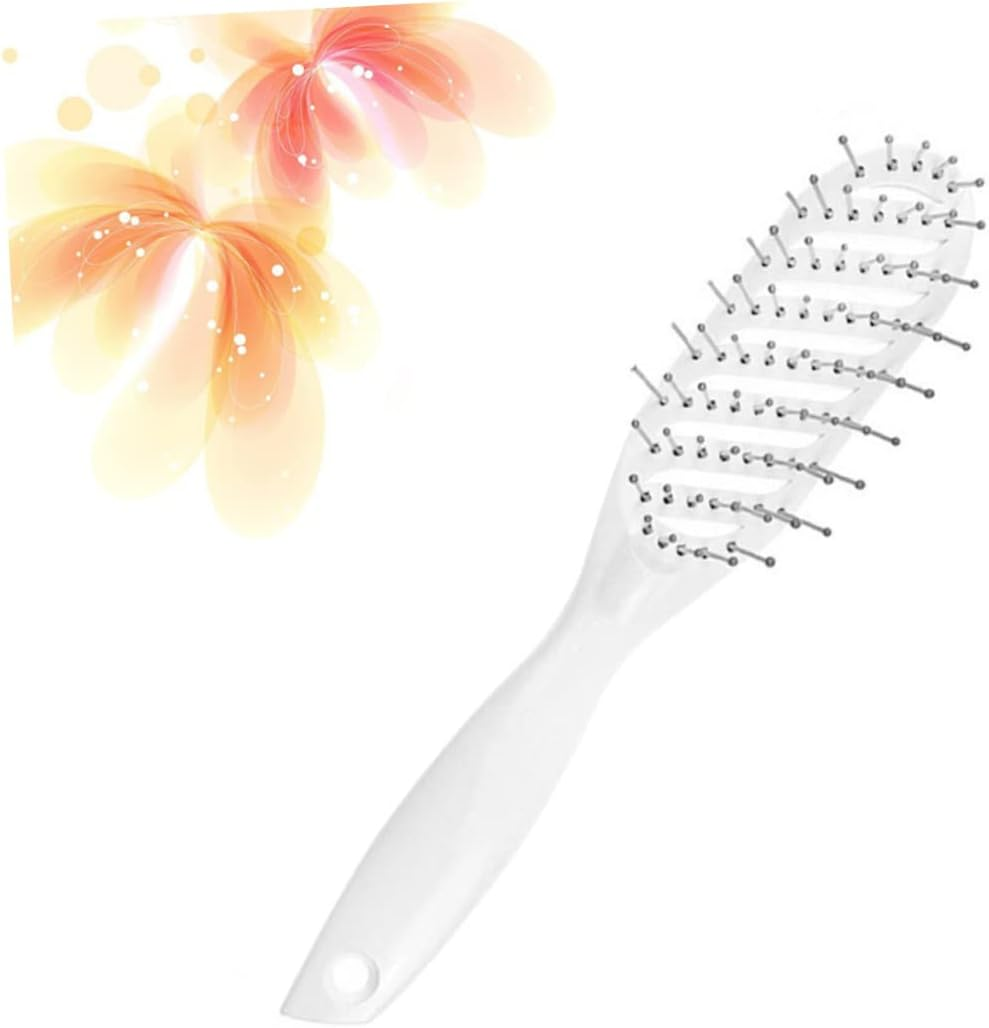 HAKIDZEL Lightweight Curved Ventilated Massage Hair Comb Styling Tool Hair Accessories Curl Comb Women Hairdressing Styling Plastic Massage image number 2