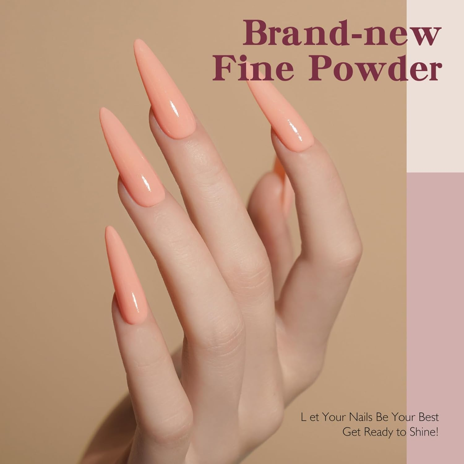 6Pcs Dip Powder 6 Colors Nudes Color Acrylic Nail Dip Powder Fast-Drying Long-Lasting DIY Kit for Beginners DIY Manicure image number 5