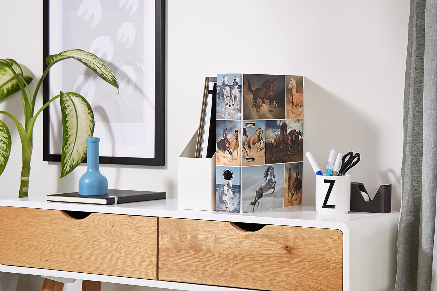 HERMA 7164 Folder A4 Animals Horses, 7 Cm Wide, Cardboard Folder with Inner Print for School and Office, Sturdy Children'S Ring Binder Made of Cardboard for Boys and Girls - Dogs image number 7