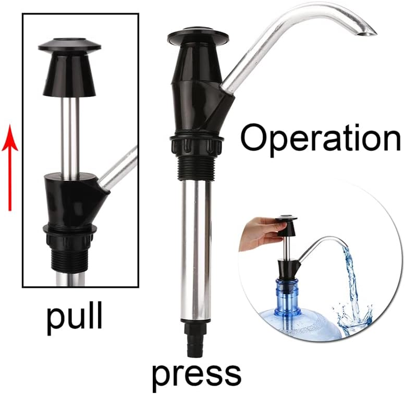 AIMALL 41 * 5.2CM Water Hand Pump Sink Tap Motorhome Replacement Tool Camping Trailer, Self Priming Portable Water Pump for Outdoor, Camping, BBQ Areas image number 1