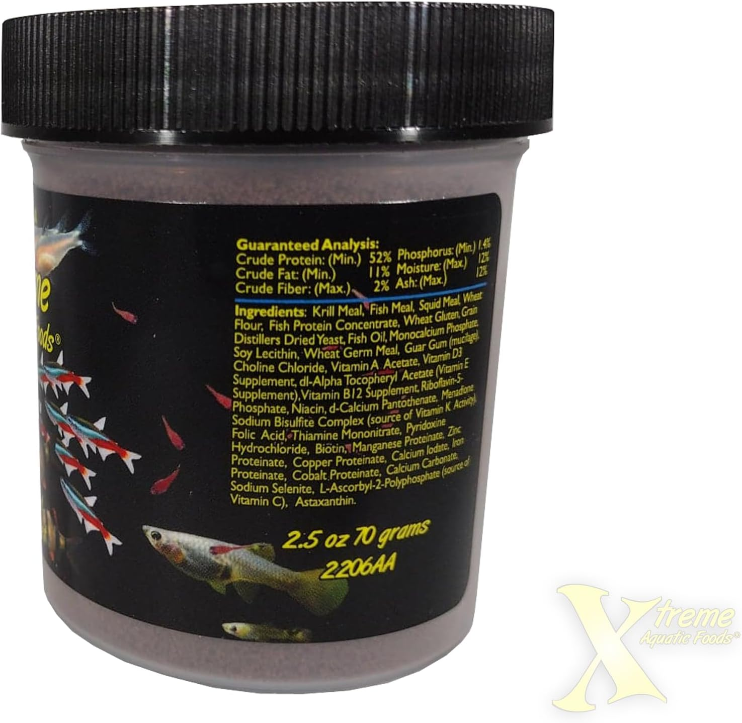 Xtreme Aquatic Food Nano 0.5Mm High-Protein Sinking Pellets for All Nano Fish and Fry 70 Grams (2.5Oz) image number 5
