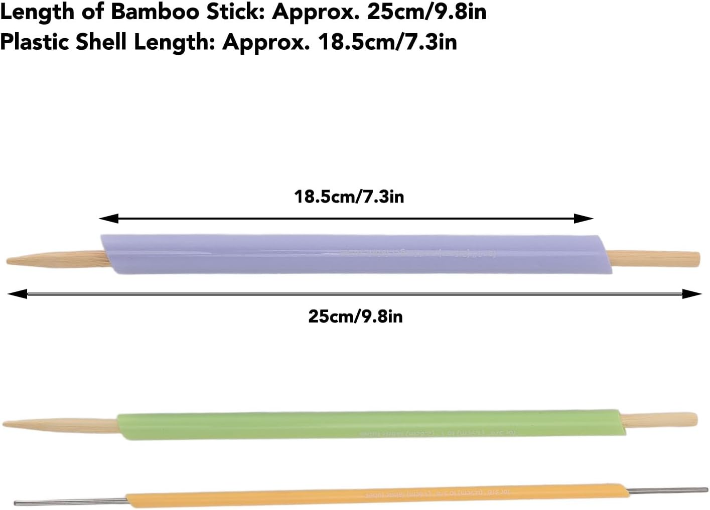 Fabric Tube Turners Set, Assorted Sizes Tube Turners Sewing Tool, Multifunctional Fast Turn Tube Turners for Crafts, DIY Handmade Knitting Accessories image number 5