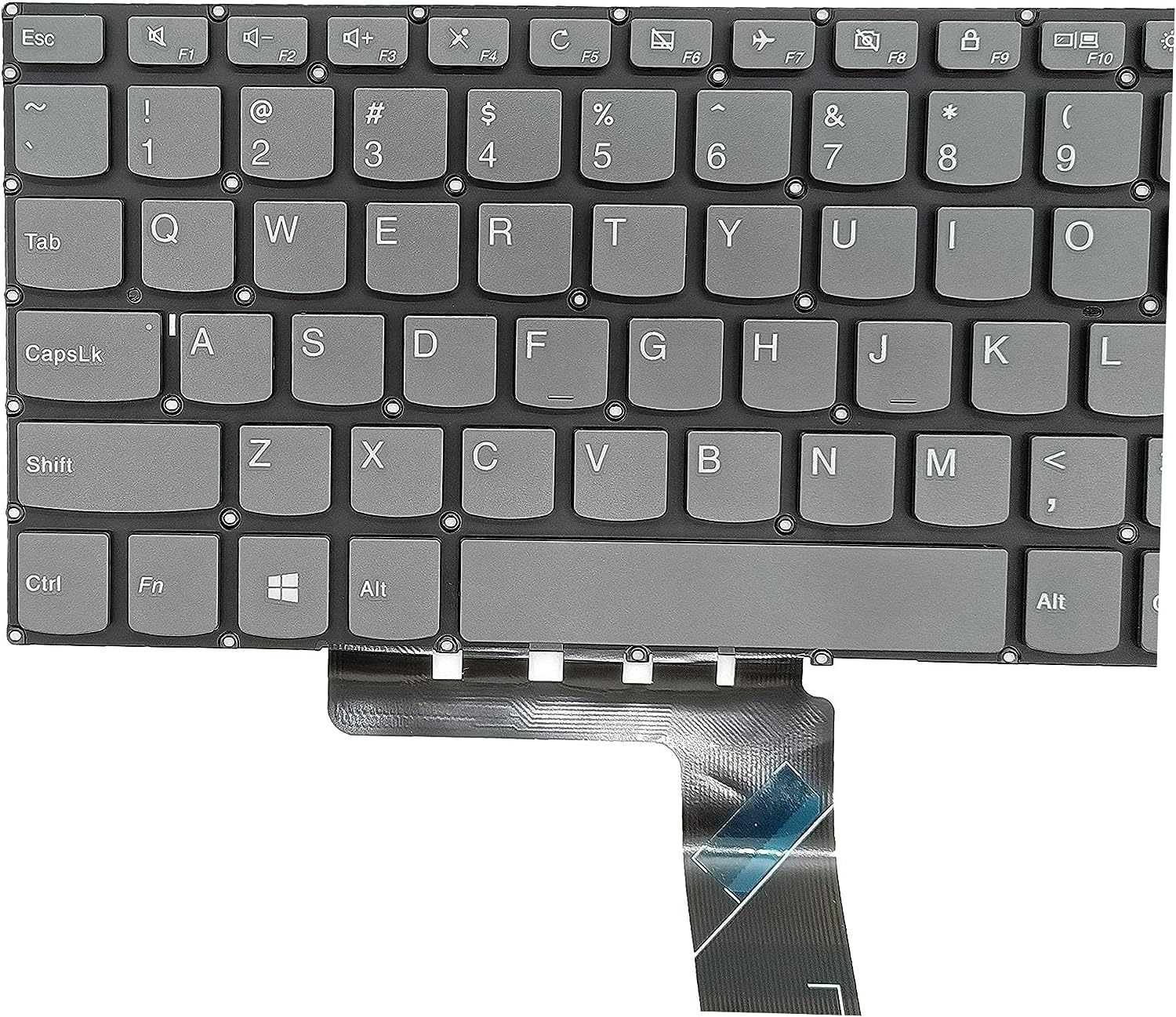 Replacement Keyboard for Lenovo Ideapad 3-15IIL05 3-15ADA05 3-15ARE05 3-15IGL05, Ideapad 330S-15Ikb 330S-15Arr & Ideapad S340-15IWL S340-15API S340-15IIL Series Laptop, US Layout image number 5