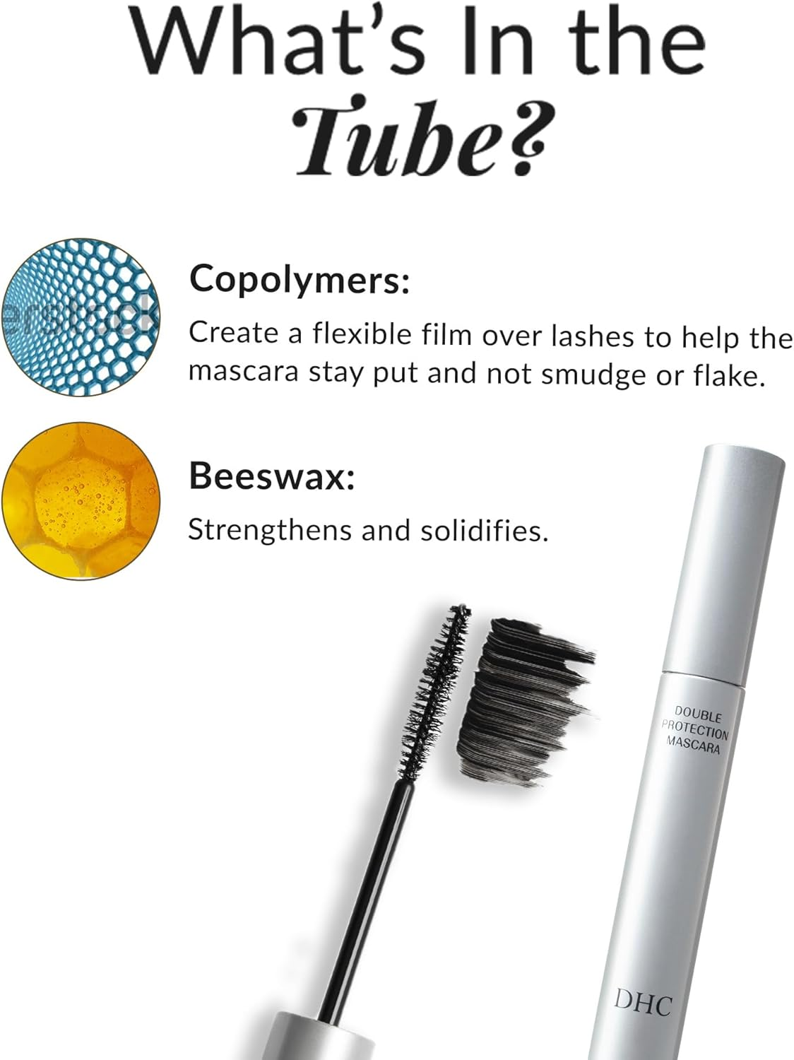 DHC Mascara Perfect Pro Double Protection, 0.17 Oz./5G, Black image number 4