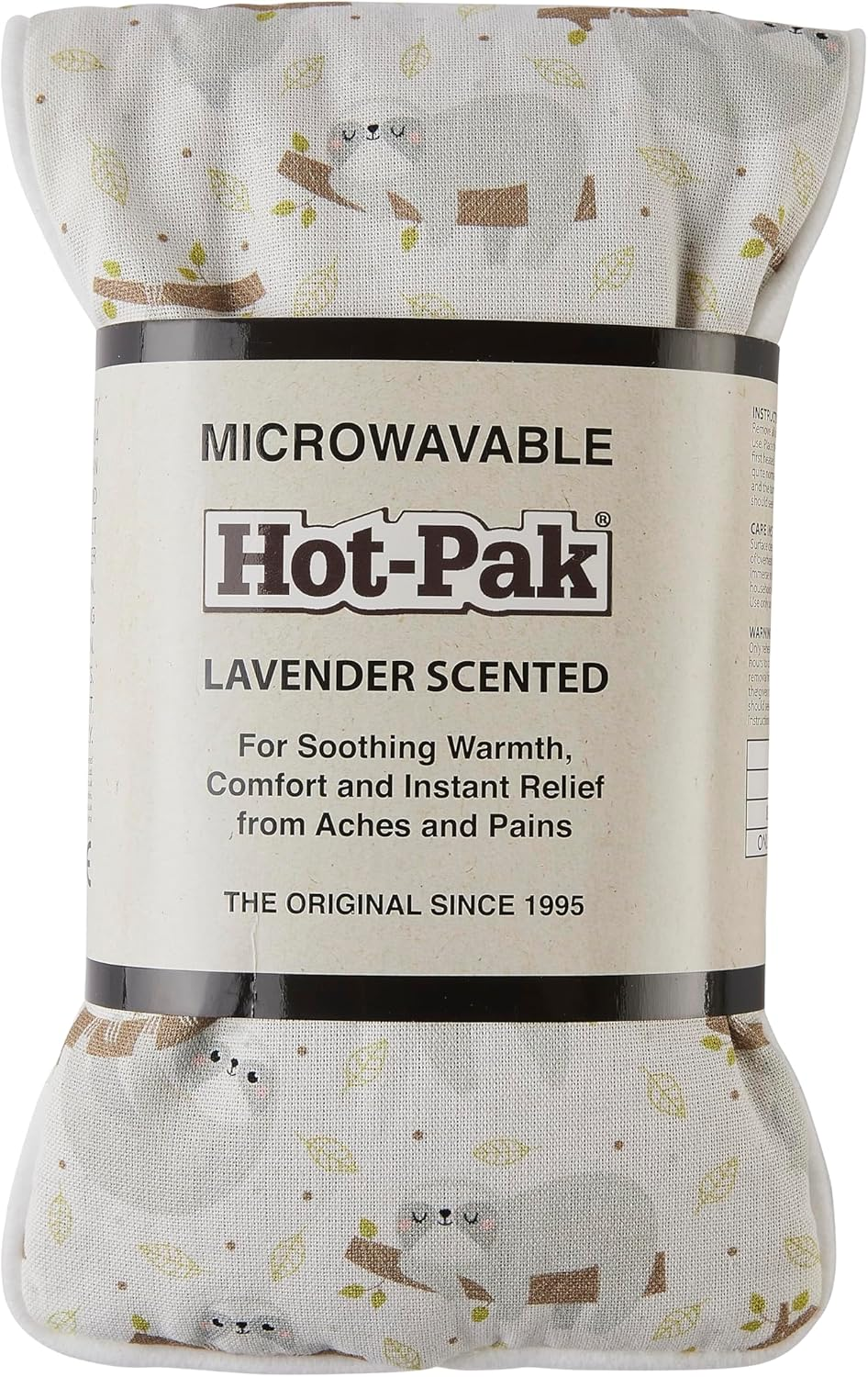 Warmies Hot-Pak Sloth Microwavable Weighted Headpack with French Lavender Scent. Hot or Cold Wheat Bag for Cool Relaxation and Warm Relief image number 5