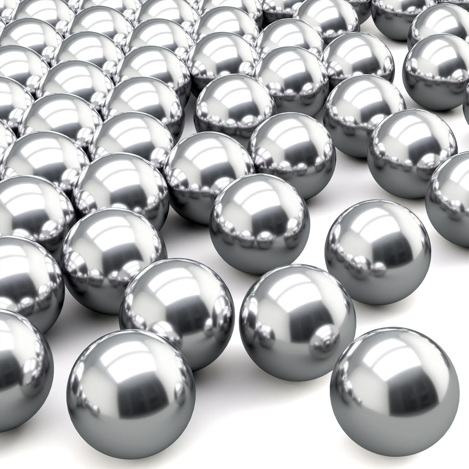 PAGOW 100PCS Paint Mixing Balls Nail Polish 316 Stainless Steel Bearing Balls, 5Mm/Apr. 0.197"