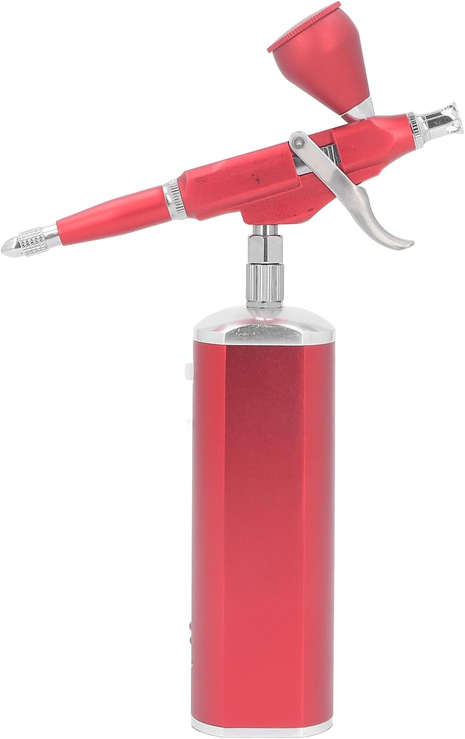 Asixxsix Mini Airbrush Kit with Compressor, 30PSI Portable Cordless Auto Airbrush Gun Kit Rechargeable Handheld Gun for Makeup, Cake Decor, Crafts Painting, Nail Art, Tattoo image number 4