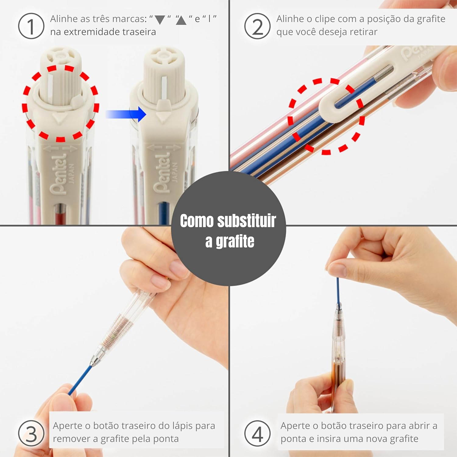 Pentel XPH804 Art Multi 8 Color Core 8 image number 4