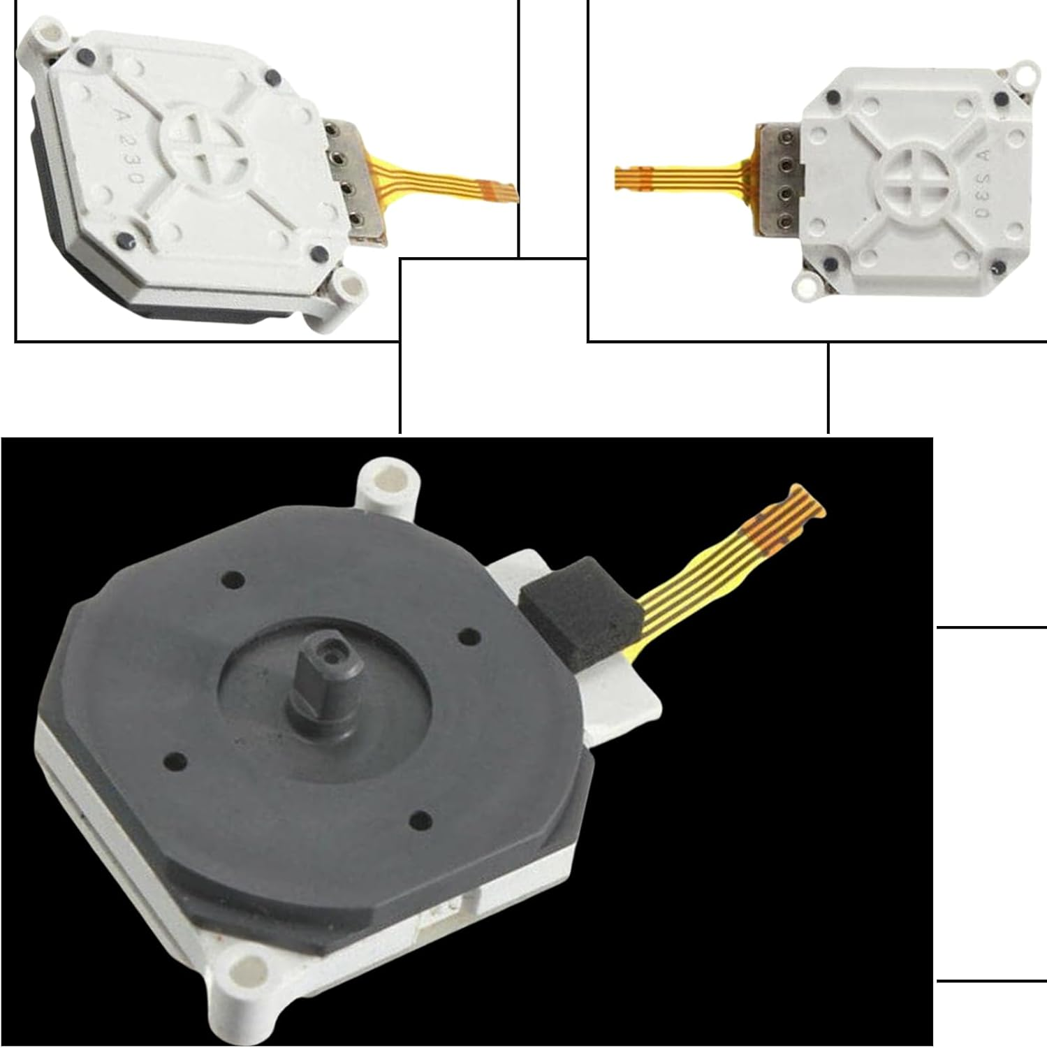 Jeyzuroa Gamepad Controller Replacement Part &ndash; Analog Thumb Stick Joystick and Rocker Cap Compatible with Nintendo 3DS/3DS XL/LL &ndash; 25X22Mm image number 5