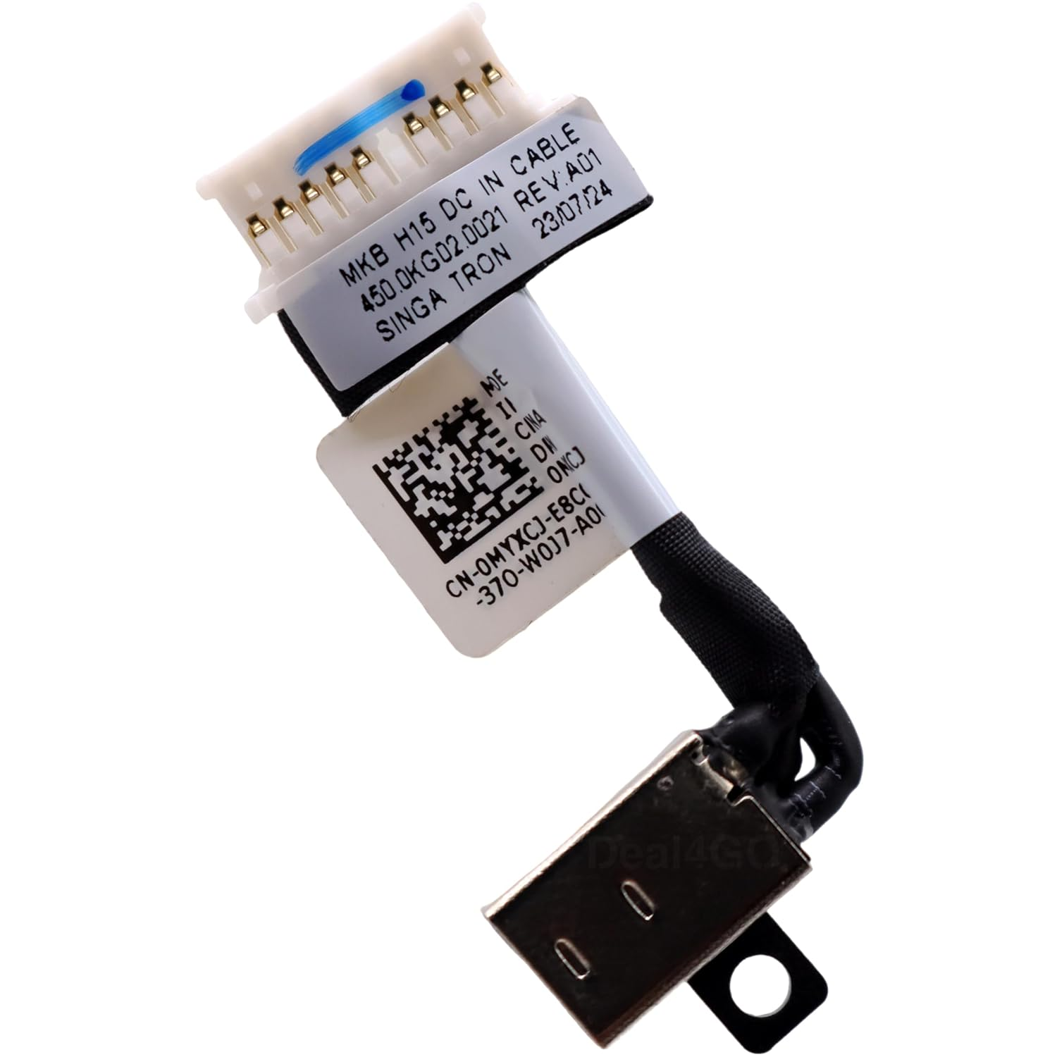 Deal4Go DC Power Jack Connector Cable MYXCJ 0MYXCJ Replacement for Dell Inspiron 15 7501 7500, Vostro 7500 image number 1