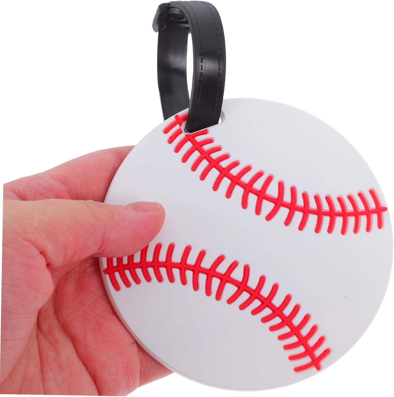 NIYANGLE 5Pcs Soft PVC Luggage Tags for Sports Soccer Baseball Football Volleyball Basketball Outdoor Sports Accessories image number 2