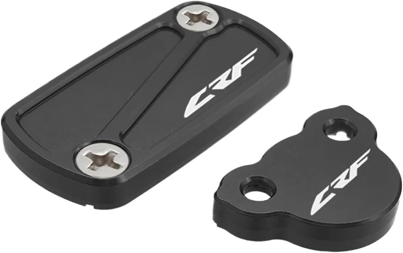 DWESWQQ Fit for H0NDA CRF450R CRF250R CRF150R CRF250X CRF450X CRF 250 450 RX 450L Motorcycle CNC Cap Front Rear Brake Fluid Reservoir Cover(Red)