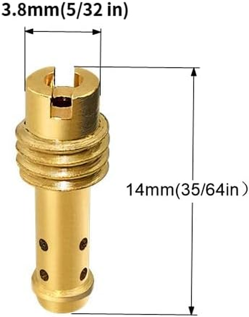 Strongthium 42 Pcs Carburetor Jet Kit for Mikuni Main & Pilot Slow Jet N100.604 VM28/486 VM4/042 VM22/210