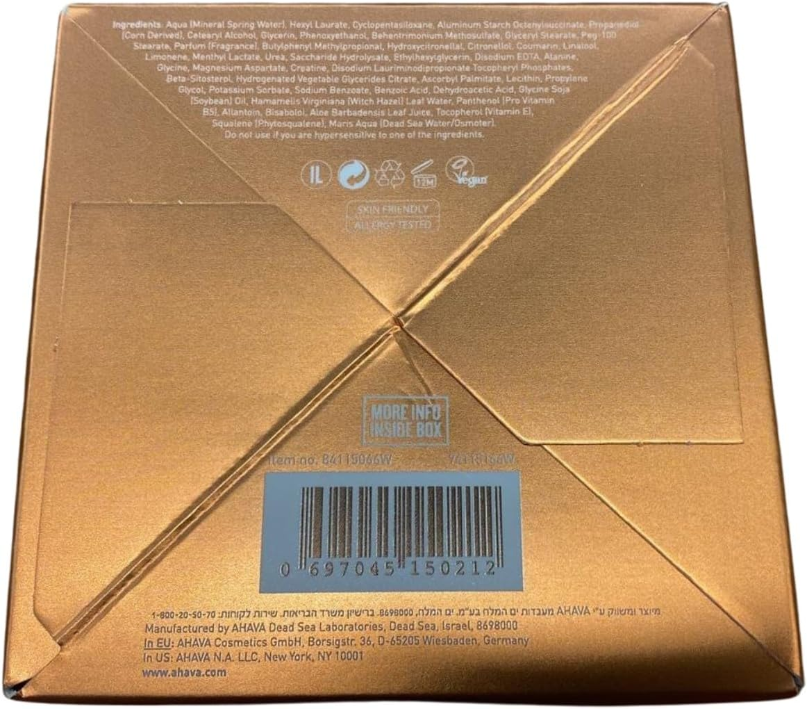 AHAVA Dead Sea Plants Caressing Body Sorbet, Mandarin & Cedarwood - Hydrate & Refreshes Skin, Enhances Suppleness, Envelops in Energizing Sensation, with Osmoter, Bisabolol, Vitamin B5 & E, 11.8 Fl.Oz image number 4