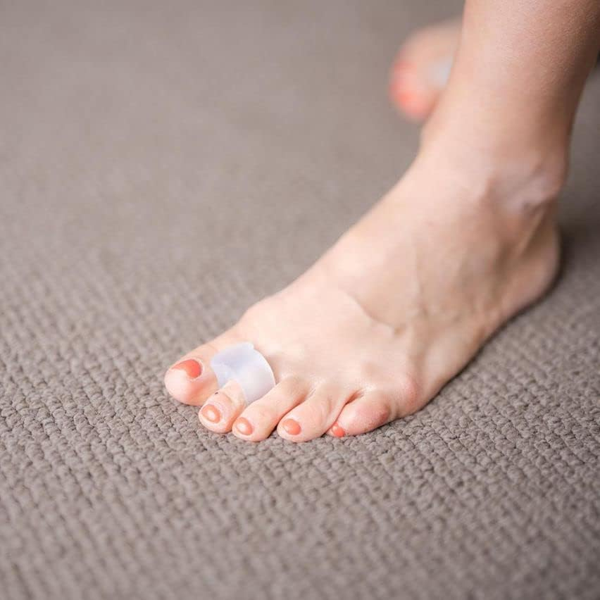 Gel Toe Separators with Loop (2Pcs) for Overlapping Toes, Bunions, Big Toe Alignment, Corrector and Spacer image number 6
