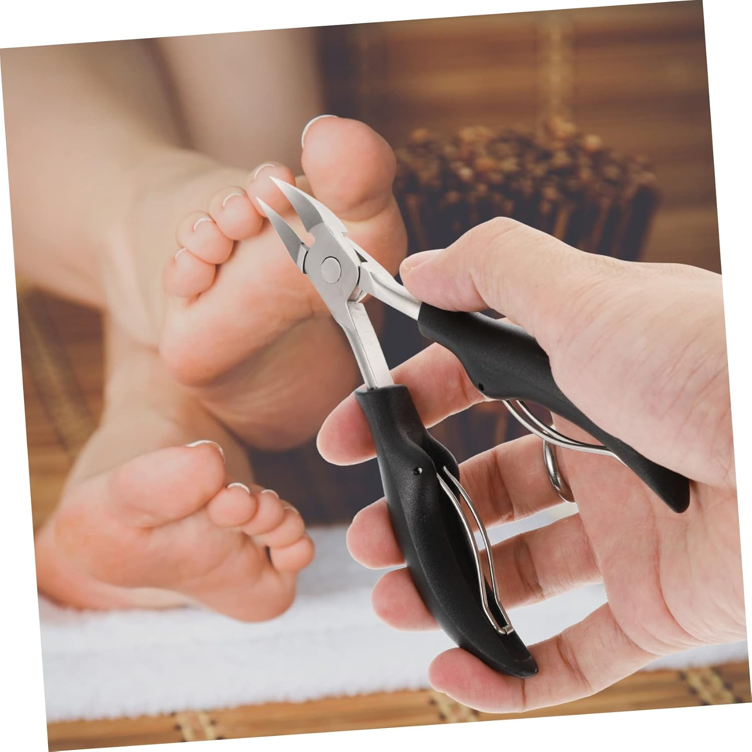 FRCOLOR Practical Nail Clipper Handle High Toughness Nail Trimmer for Family Use image number 3