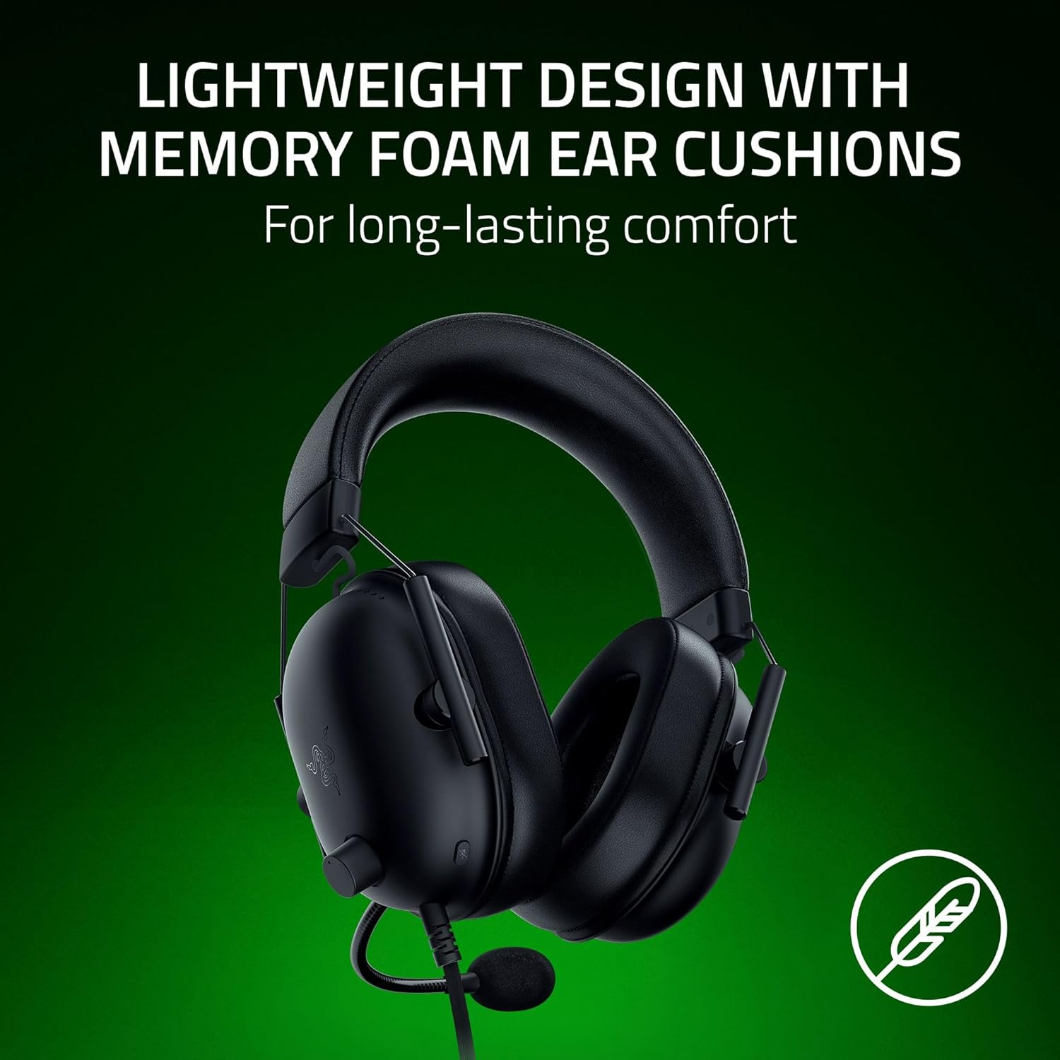 Razer Blackshark V2 X for Xbox - Wired Console Esports Gaming Headset - Black image number 7
