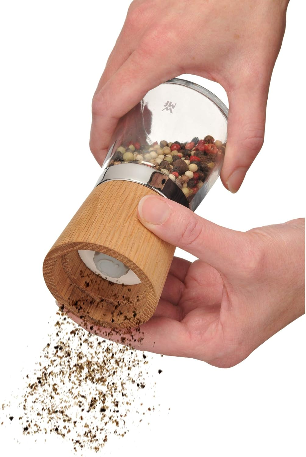 WMF 0652314500 Salt and Pepper Mills Set of 2 Wooden, Brown image number 3