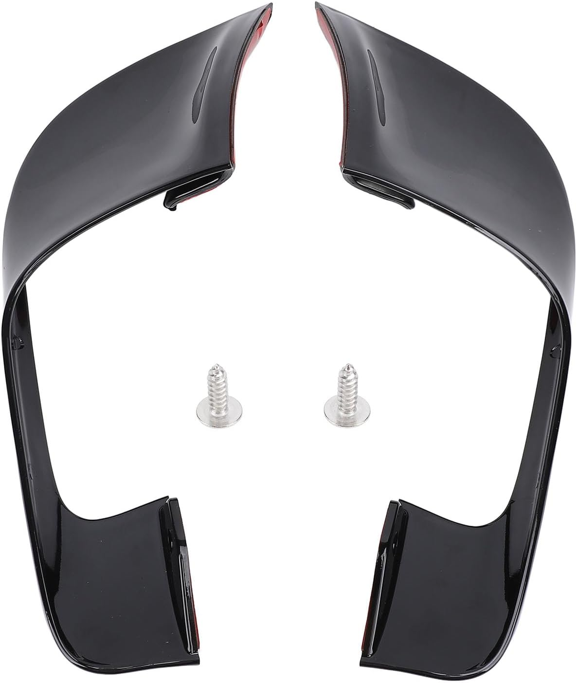 Motorcycle Fairing Side Winglets anti Skid Effect Design, Improved Stability and Maneuverability with Unique Shape for YZF R7 2020-2024, ABS Material (Black)