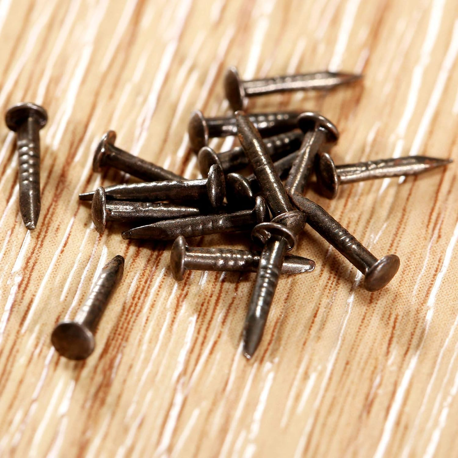 Dophee 20Pcs Antique Brass Box Corner Protectors, Vintage Decorative Corner Brackets Guards for Jewelry Box Wooden Case Chest Table Desk Photo Frame, 1.18"X1.18"X0.18"