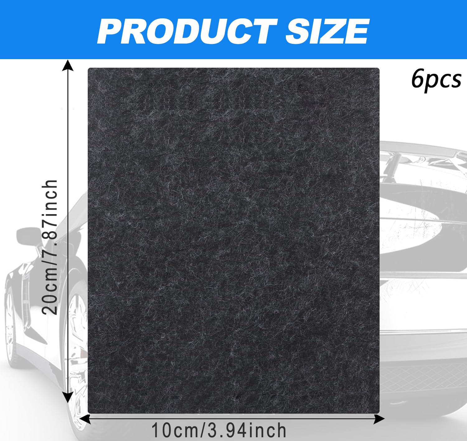 6PCS Nano Sparkle Cloth for Car Scratches Vehicle Nano Magic Cloth Scratch Remover and Water Polishing Easily Repair Scratches Paint Residues Water Spots Car Accessories for Restore Shiny Car Paint image number 3