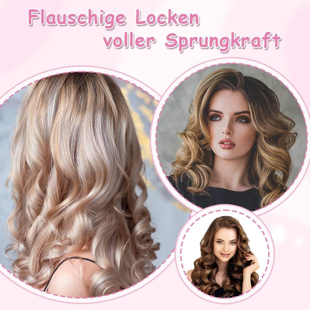 Funalix Pack of 12 Sponge Curlers, Heatless Curlers for Long and Short Hair, Overnight Curlers Made of Soft Foam for Women, Girls and Children, DIY Hairdressing Tools for Permanent Curls image number 5