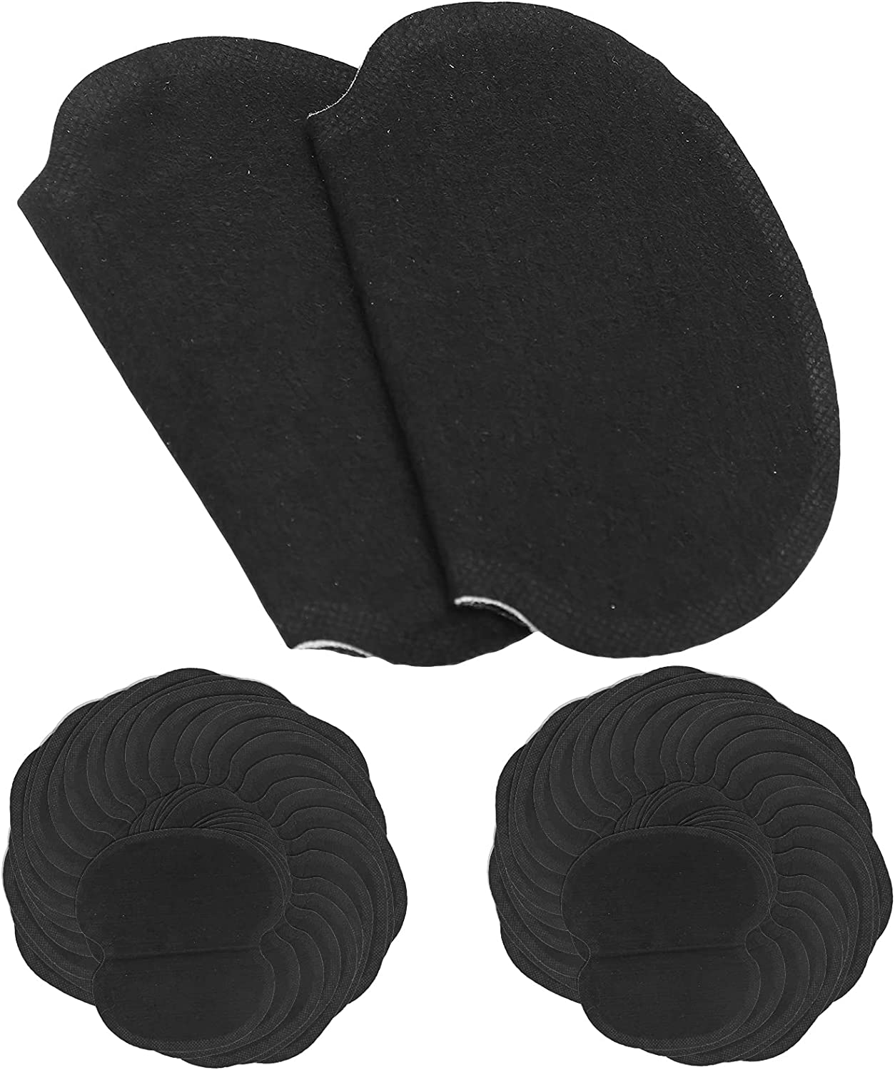 60 X Non-Woven Underarm Underarm Sweat Pads Clothes Black image number 4