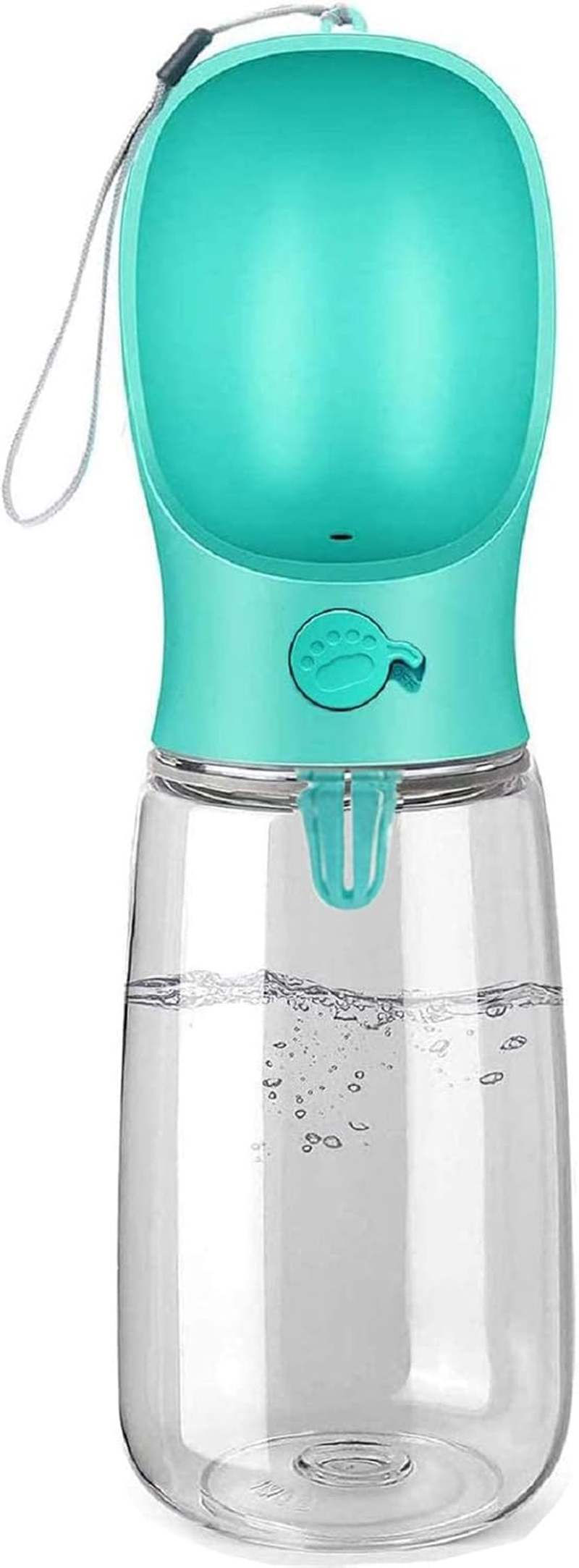 CHANCCI Dog Water Bottle, Leakproof Portable Water Dispenser with Drinking Feeder for Outdoor Walking Hiking Camping, Pet Water Drinking Bowl for Cat Puppy -18Oz/550Ml,Green image number 4