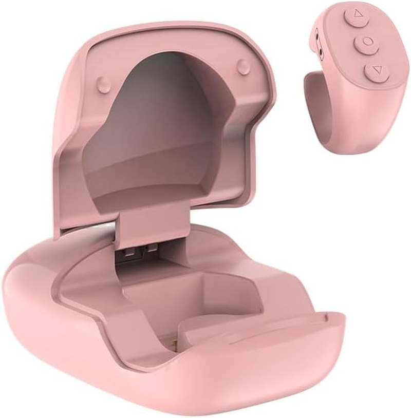 OKCSC Remote Control Page Turner for Tiktok, Accessories for Facebook/Tiktok/Rednote, Clicker Page Turner for Ipad Phones Ebooks Taking Photos/Ins/Pinterest/Snap/Netflix/Youtube Black