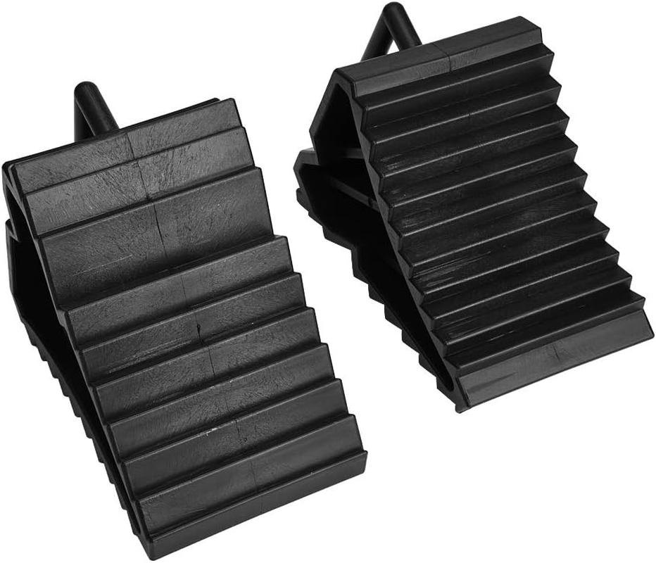 Car anti Slip Block Tyre Slip Stopper Wheel Alignment Block Tire Support Pad for Vehicle Tire Safety Parking Universal 2Pcs image number 3