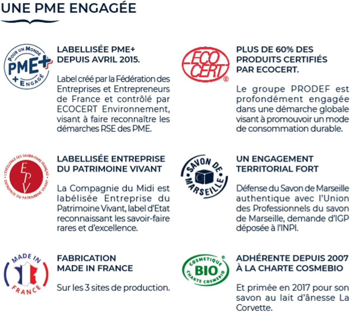 La Corvette Savon De Marseille from Chips Extra Pure Ecocert 750 G, 1 Piece image number 3