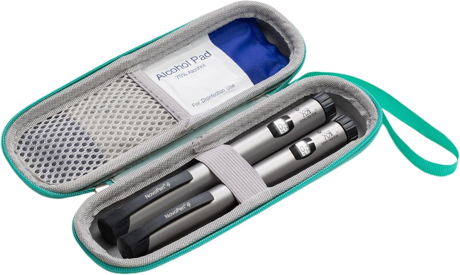 Insulin Cooler Travel Case, Portable Insulin Travail Case, Insulin Cooling Case Insulated Organizer for Insulin Pens (Pink)