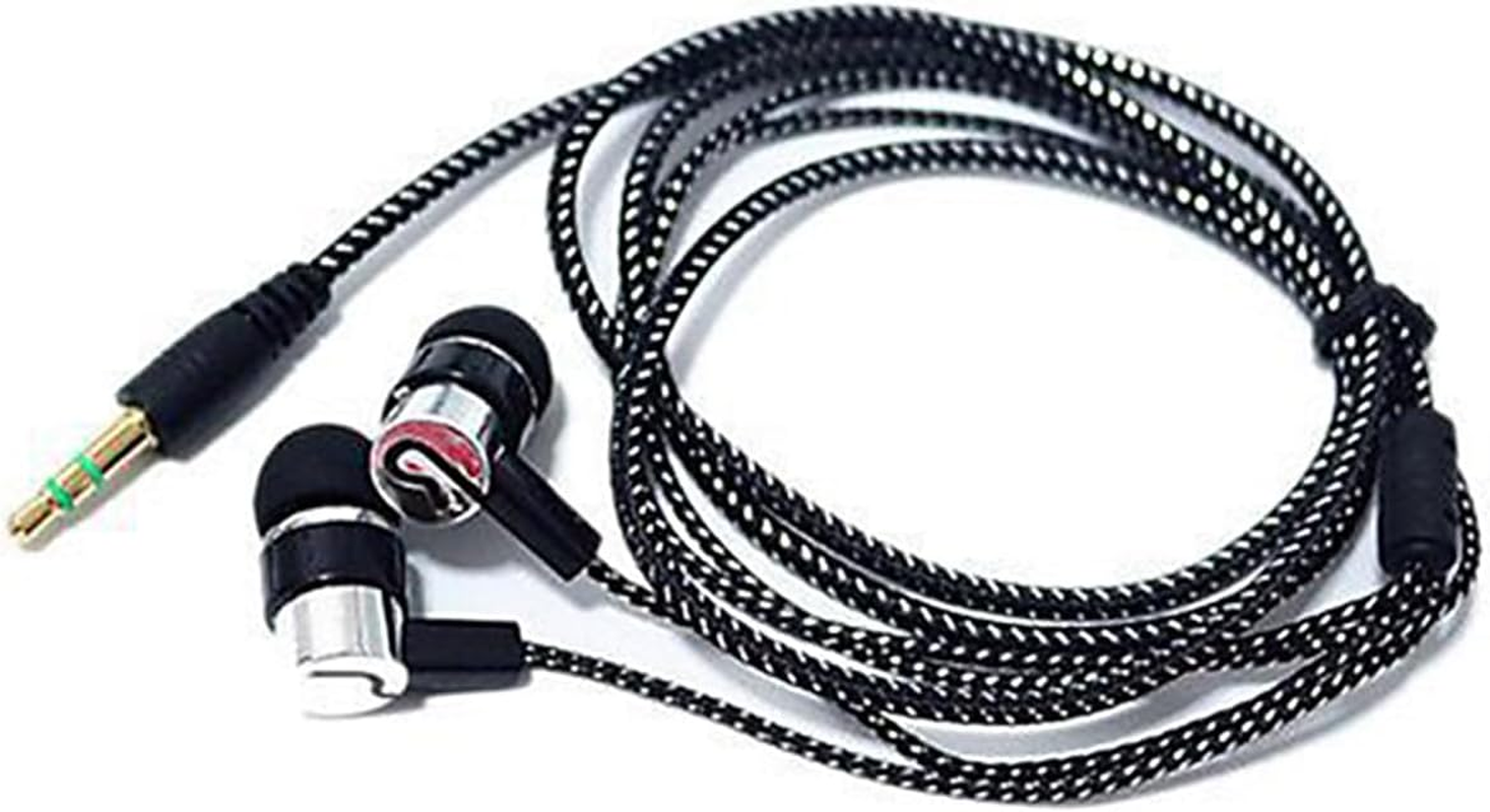 Oxtxuzdm Comfortable in Ear Corded Headsets Clear Voice Call Noise Reductions Ergonomic Design for Workout Jogging Corded Earbuds