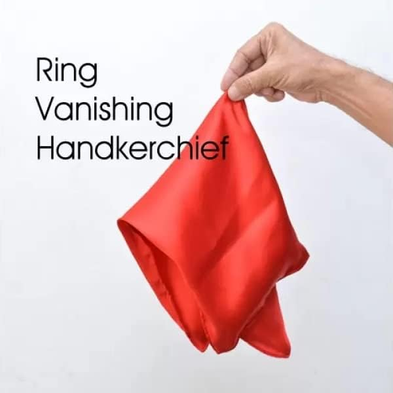 Milesmagic Ring Vanishing Handkerchief Gimmick | Undetectable Magic Trick | Magician&rsquo;S Borrowed Ring Vanishing Hanky | Realistic & Convincing | Suitable for Entertainment | Magic Tricks and Mentalism