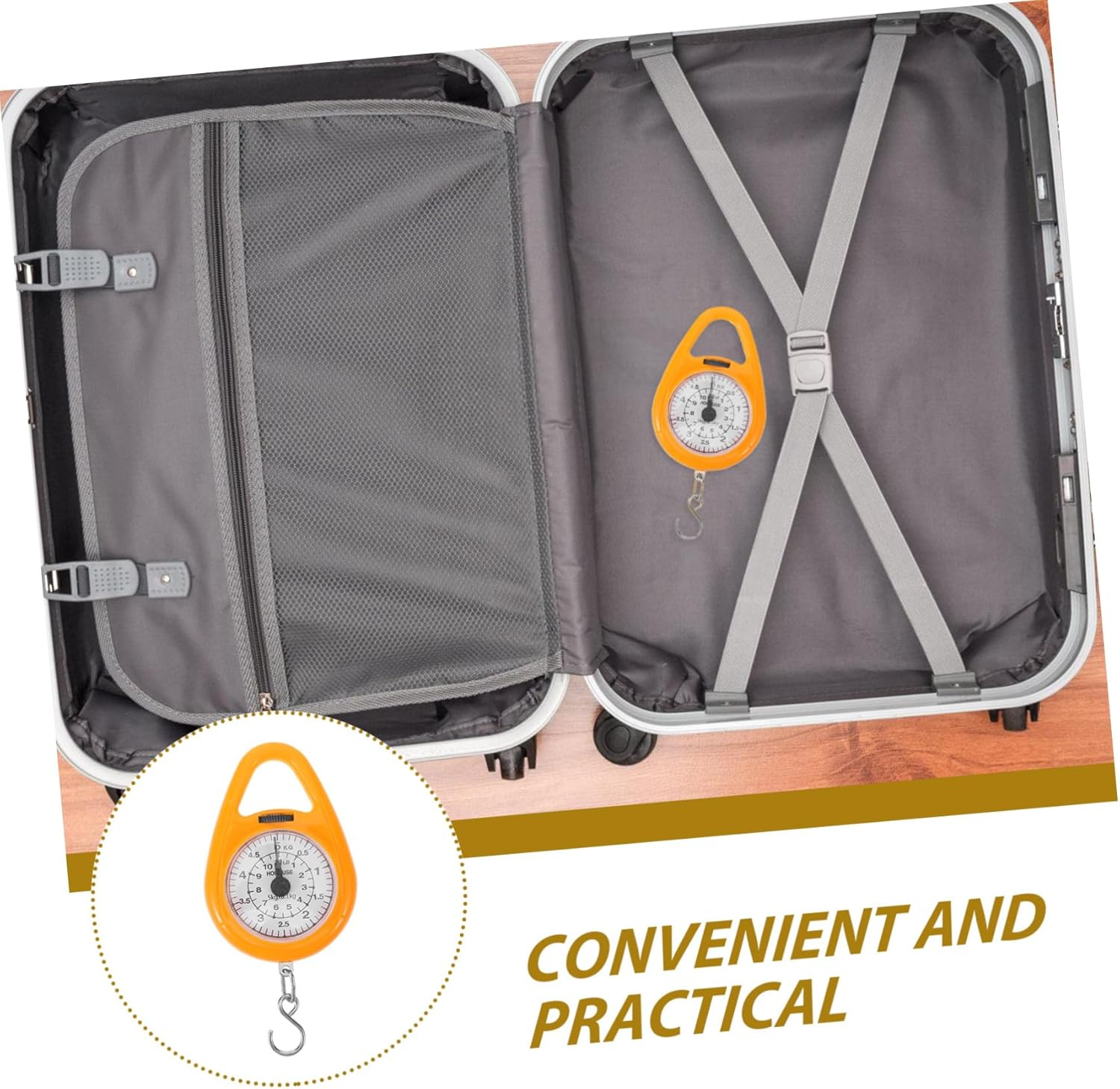 CIYODO Handheld Mechanical Luggage Scale Lightweight Portable Weighing Tool Perfect for Travel