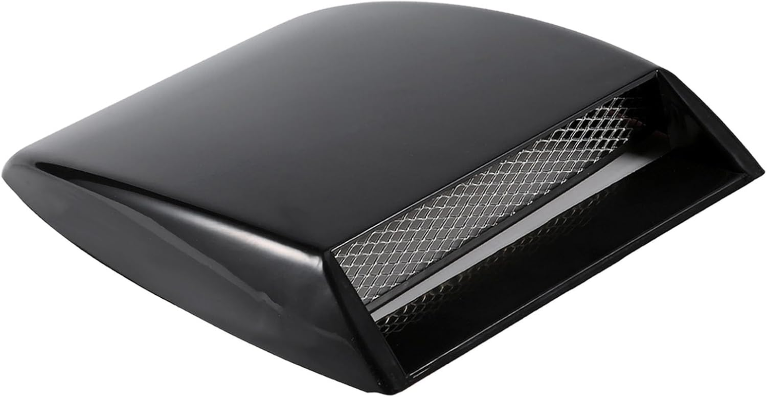 Car Hood Vent Sticker in ABS Material, Airflow Intake Scoop Design for Customized Look, Self-Adhesive Installation, Black - Carbon Fiber Color image number 7