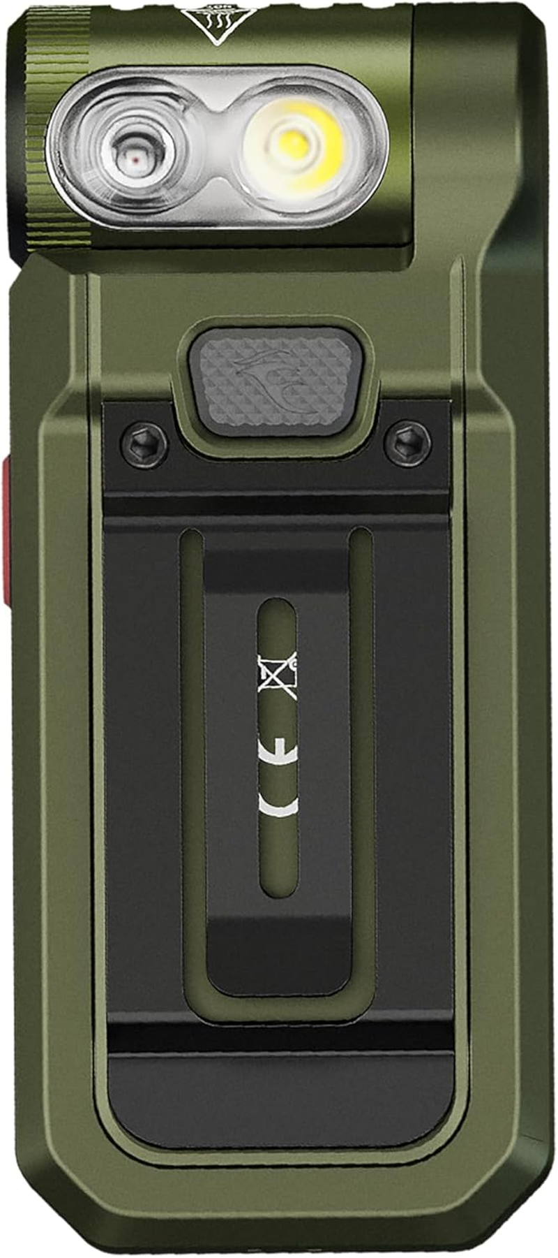 Fenix SW05R Rechargeable Inspection Torch - Aluminum LED Light - 150 Lumens & 39M Beam - Waterproof & 49 Hrs Working - 200&deg; Rotating Head - Security Torch for Camping & Outdoor Adventures Spruce Green image number 6