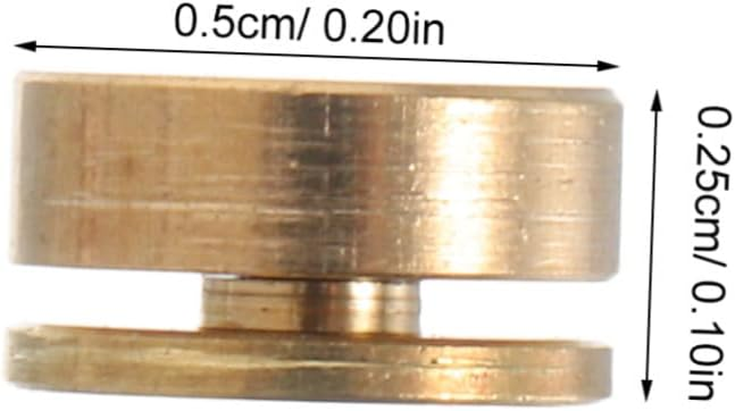 WOFASHPURET 20Pcs Metal Nail Art Rotating Charm Spinning Nail Charm Rotating Spinner Metal Bearing Spinner for Diy Manicure and Decor image number 5