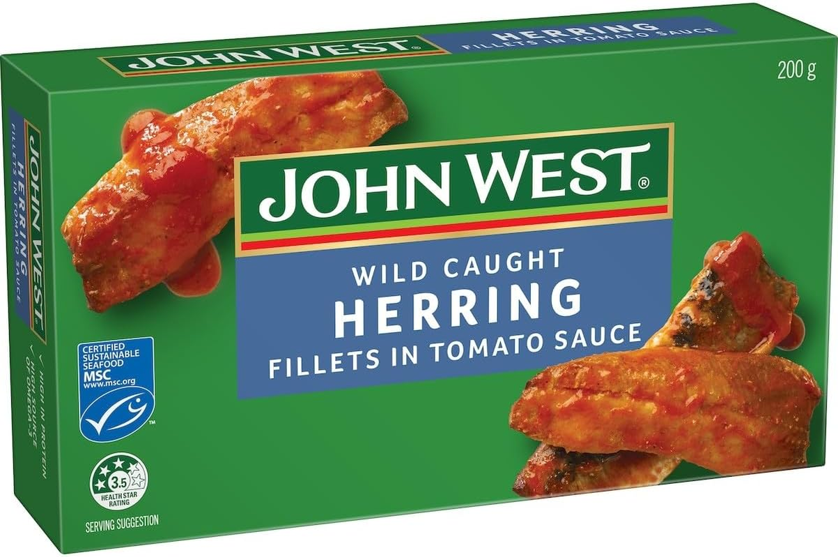 John West Herring Fillets in Tomato Sauce 200 G image number 2