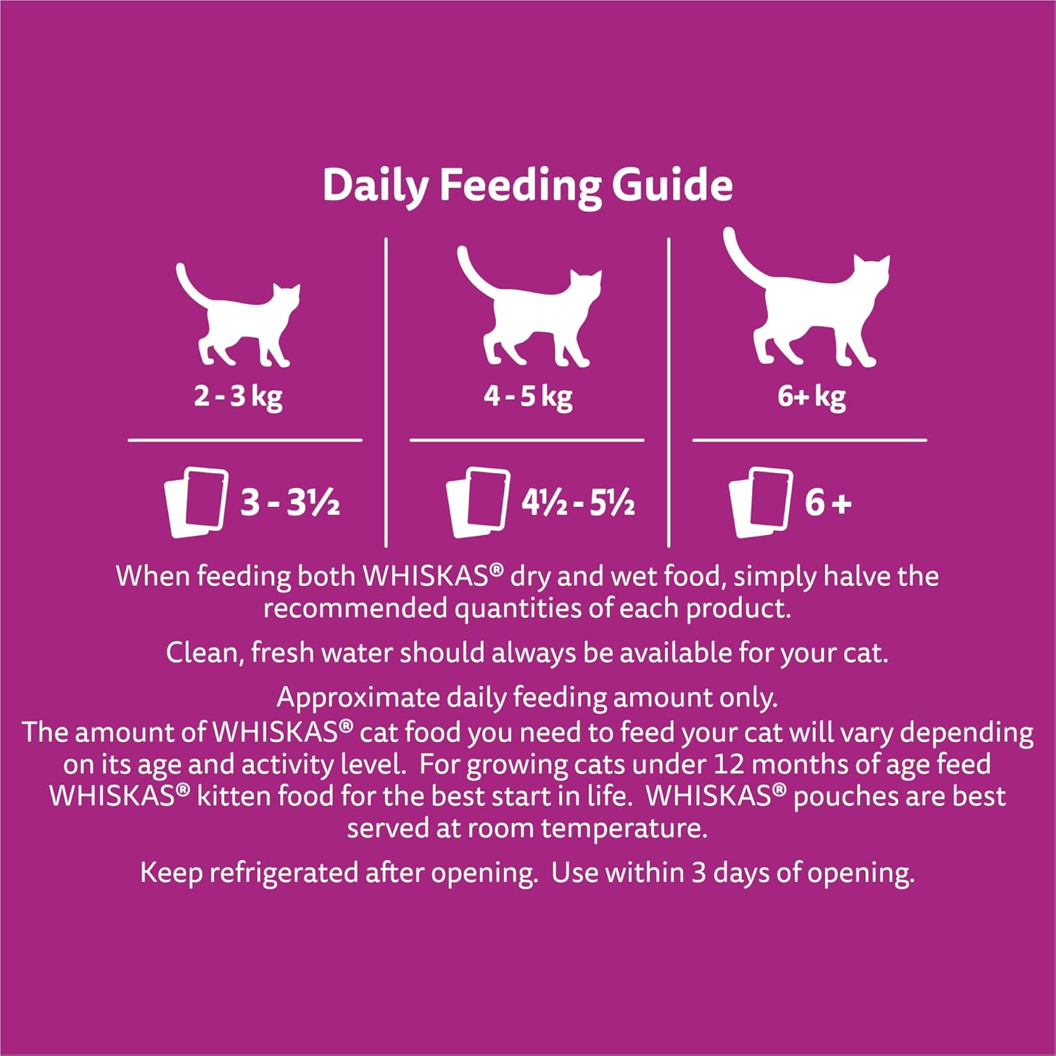 Whiskas Adult Wet Cat Food Mixed Favourites in Jelly Pouch 85G, 24 Pack image number 2