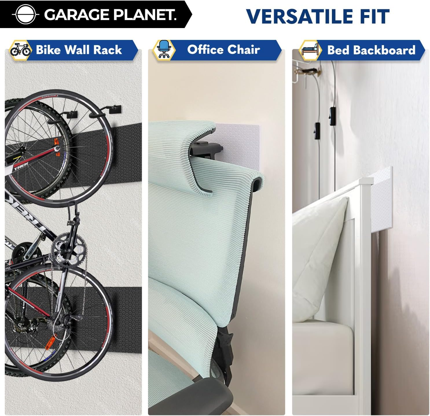 Garage Planet H1 Garage Wall Protector Car Door Wall Protector, Tool-Free, Designed in Australia (Black) image number 2