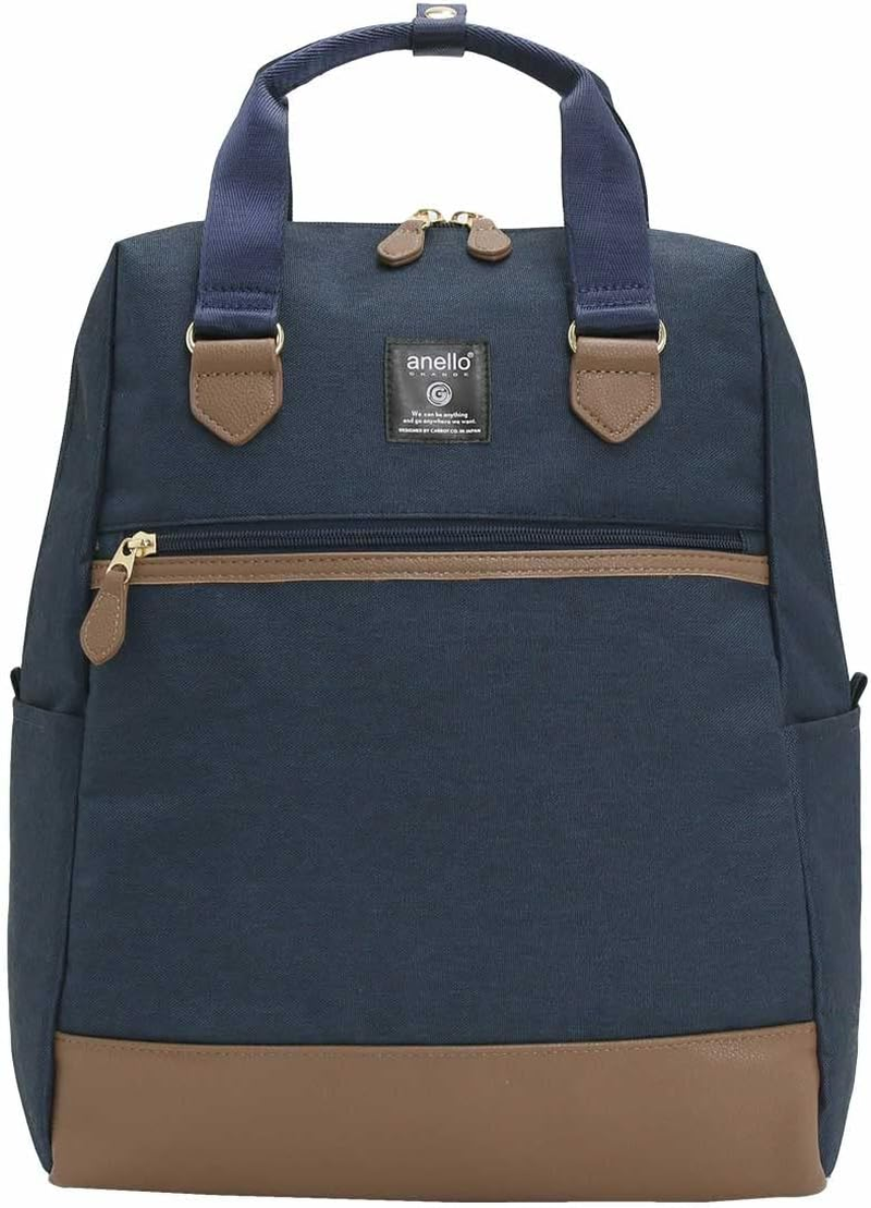 Anello Grande GHM0511 Backpack A4 Water Repellent, Lightweight, 10 Pockets, Multiple Storage, Adult Travel