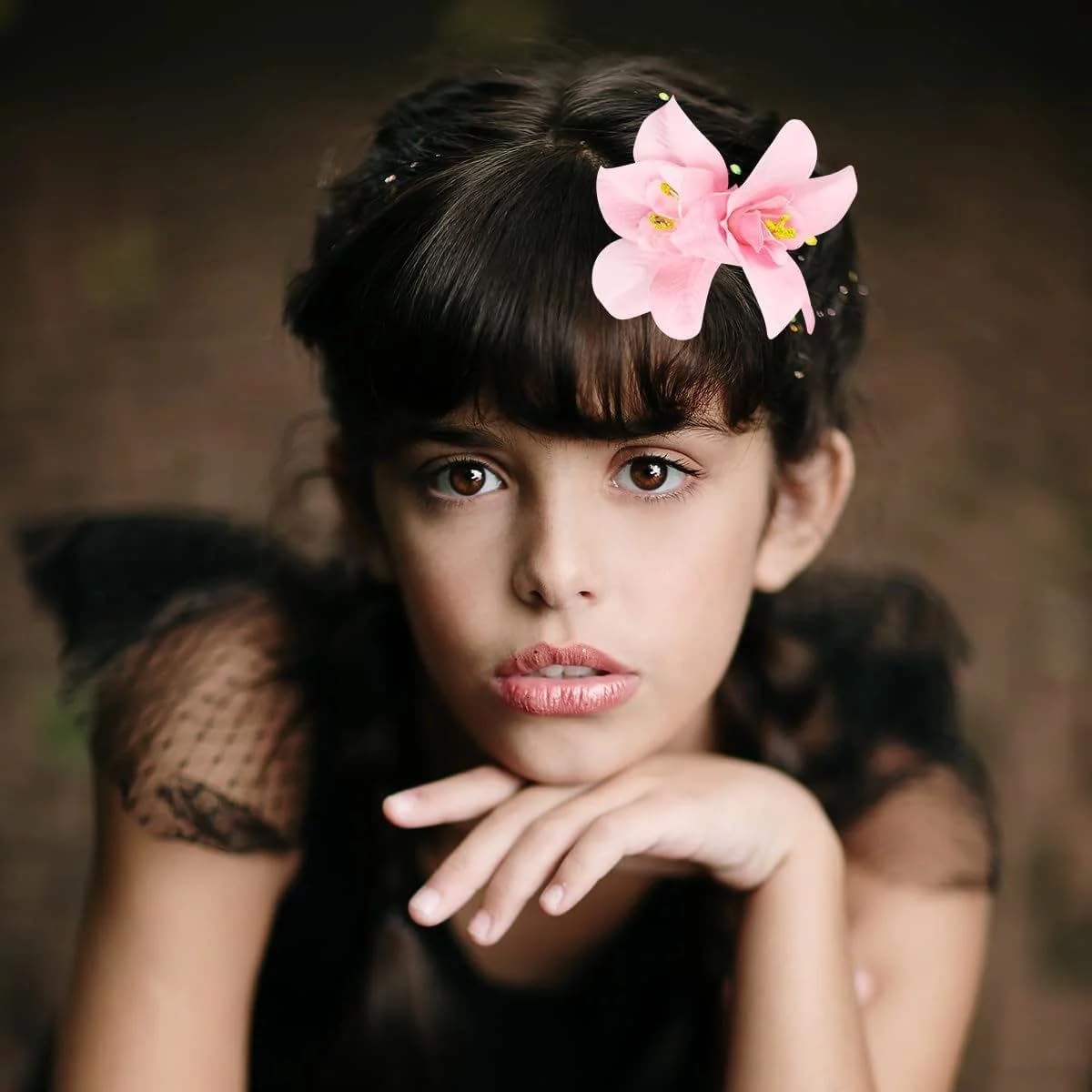 5 Pieces Colorful Artificial Flower Hair Clips Bohemian Flower Hairpin Hawaiian Hibiscus Plumeria Hair Pin for Seaside Holiday Clips and Hair Clips Headwear Hair Clips and Clips image number 6