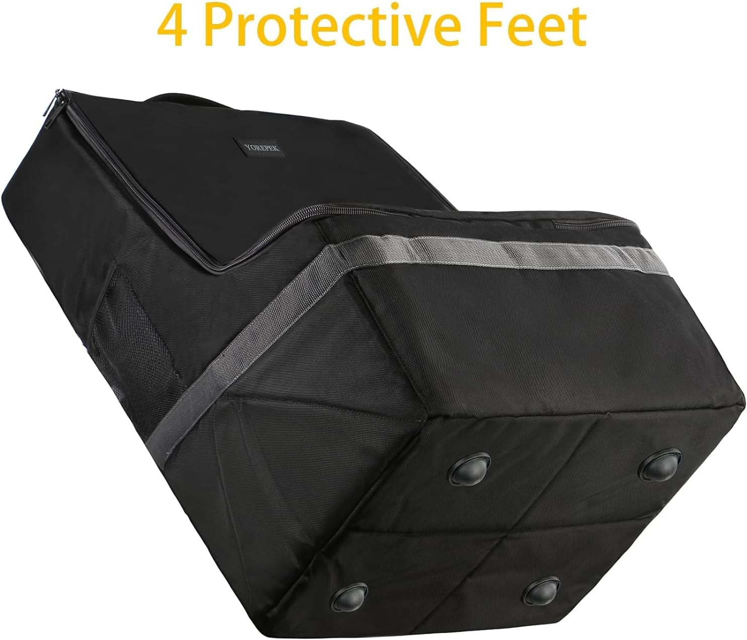 Padded Car Seat Travel Bag Backpack for Airplane, Heavy Duty Car Seat Bags for Air Travel, Carseat Cover for Airplane Travel with Shoulder Strap, Car Seats Carrier for Airport, Black image number 5