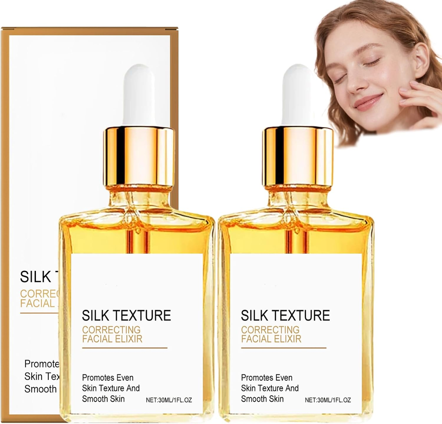 Silk Body Oil for Women,Bath & Shower Oil for Smooth Hydrated Skin,Lightweight Non-Greasy Moisturizing Body Oils for Daily Skincare Infused with Shea Butter,Coconut Oils,Vitamin E,30Ml (3PCS)