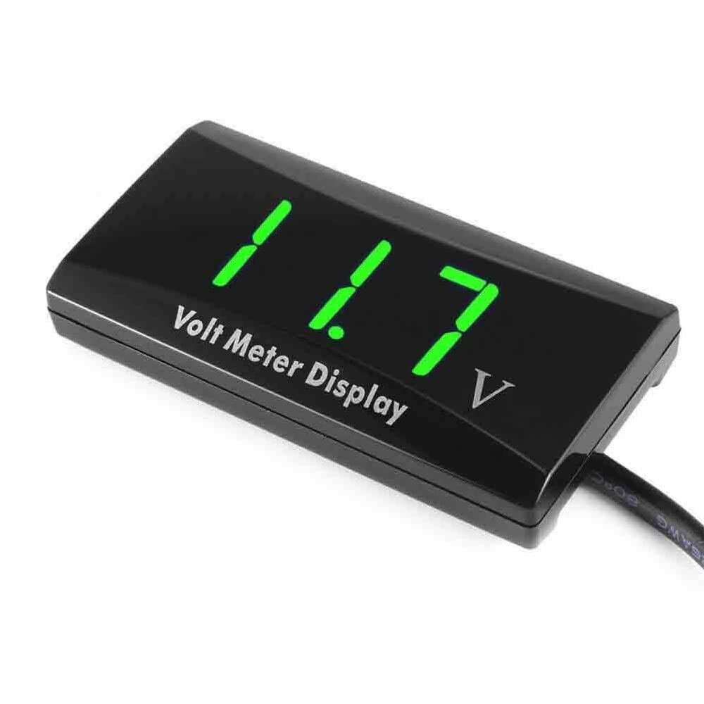DC 12V LED Digital Monitor Volt Meter Display Battery Gauge Voltage Caravan/Car image number 2